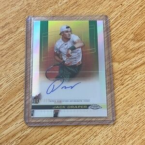 Jack Draper 2024 Tennis Topps Chrome 064/499